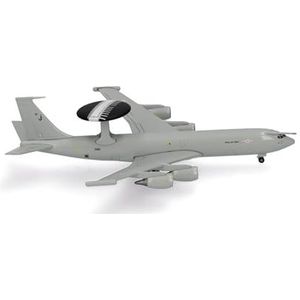 herpa 536912 Boeing E-3D Sentry AEW.1 - No. 8 Squadron RAF Waddington ZH101 1:500 Scale Miniature Collectible Model Without Base Metal Miniature Model Grey Small