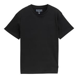 TOM TAILOR Jongens T-shirt, 36423 - Heavy Black, 176