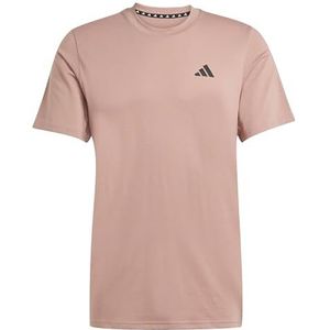 adidas Heren Train Essentials Feelready Training Tee, warm clay/black, XS