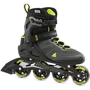 Rollerblade Macroblade 80, inline skates, uniseks, volwassenen, zwart/limoen, maat 38