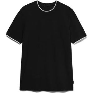 T-shirt, zwart, L