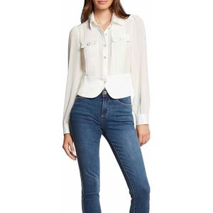 MORGAN blouse, ECRU, 32