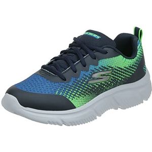 Skechers Go Run 650 Sneakers voor jongens, Navy Lime, 36.5 EU