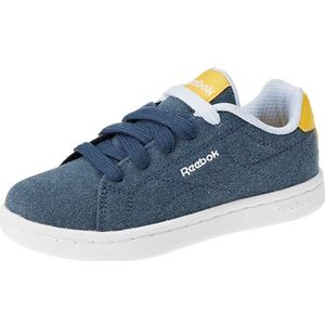 Reebok Unisex Kid's Royal Complete Clean 2.0 Sneaker, Hoops blauw F23 Team geel F23 voelen goed blauw F23 R, 38 EU