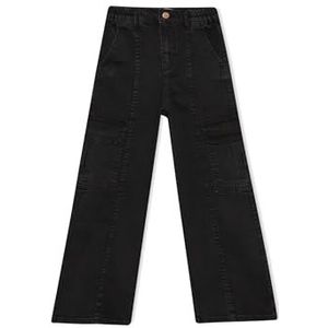 DeFacto Denim broek voor meisjes, antraciet, 13-14 Jaren