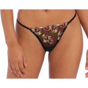 Freya Loveland Tanga-Slip ondergoed voor dames in bikini-stijl, zwart, medium
