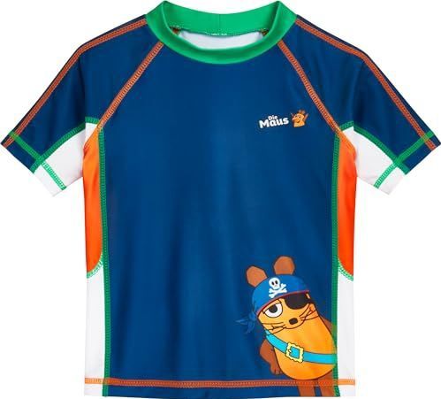 Anti-UV - Badpak - Piraat - Korte Mouwen - 122-128 - Gerecycled Polyester - UV-bescherming 50+