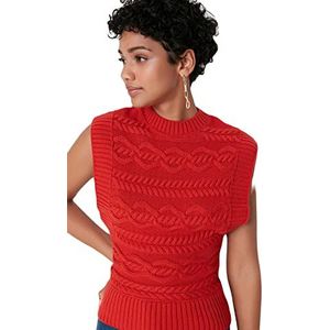 TRENDYOL Knitting Detailed Knitwear Sweater, rood, S, rood, S