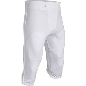 CHAMPRO Unisex FP12AWL Touchback Voetbal Praktijk Pant L Volwassene, Wit Lichaam, L
