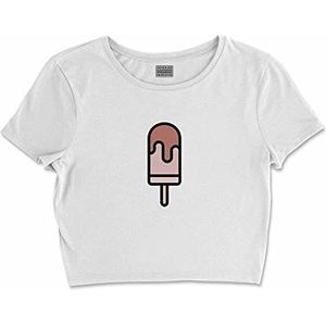 Bona Basics, Digitaal bedrukt, basic T-shirt voor dames,%100 katoen, wit, casual, damestops, maat: XL, Wit, XL