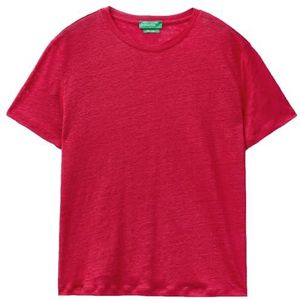 United Colors of Benetton T-shirt, Donkerrood 19D, XS