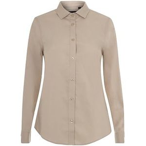 VELILLA 405019S Dameshemd met lange mouwen, elastisch, lichtbeige, maat XS, Licht Beige, XS