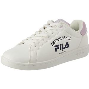 FILA Crosscourt 2 NT Logo wmn Sneakers voor dames, White-Fair Orchid, 36 EU
