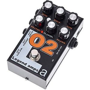 AMT O2-2-kanaals JFET-gitaarvoorversterker/vervorming met Cab.Sim (oranje emulaten)