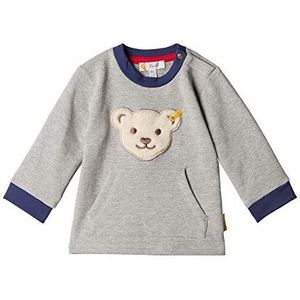 Sweatshirt gemêleerd met grote zakken.