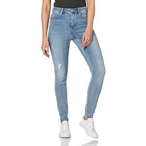 VERO MODA VMSOPHIA Skinny Fit Jeans voor dames, hoge taille, blauw (light blue denim), (XS) W x 32L