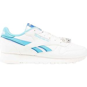 Reebok Dames klassieke veganistische sneaker, krijt/BOLCYA/KINBLU, 4 UK, Krijt Bolcya Kinblu, 37 EU