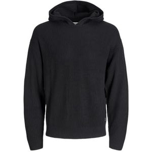 Jack & Jones - Trui - Zwart - Gebreid - Losse Pasvorm