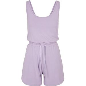 Urban Classics - Short Sleeveless Modal Playsuit - XL - Paars
