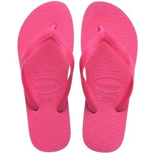 Havaianas Top Color Mini Me Teenslippers, comfortabel, duurzaam en licht, met antislipzool, uniseks, Roze (Flux Pink Flux), 31/32 EU