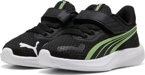 Puma Pounce Ac+ Hardloopschoenen - Zwart - Ademend Mesh - Kindermodel