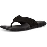 s.Oliver - 5-17200-001 - Teenslippers - Zwart - Leer