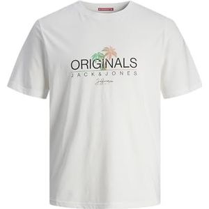 JACK&JONES JUNIOR JORCASEY Tee SS Crew Neck JNR, wit (bright white), 140 cm