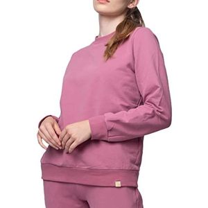 greenjama Damesshirt in zachte sweatkwaliteit, GOTS-gecertificeerd sweatshirt, grape, 42