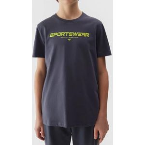4F JUNIOR T-shirt M1114 middengrijs 122 voor kinderen