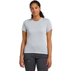 Haglöfs 605227_2A5 L.I.M TECH Tee Women T-Shirt Dames Concrete Maat M, Concrete, M