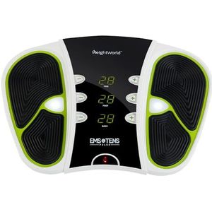 Voetmassage Apparaat - TENS en EMS trainer met 99 Intensiteitsniveaus - Ontspant de spieren - Bij vermoeide benen en voor voetmassages - Met Elektrodenpads, afstandsbediening en USB oplaadbaar