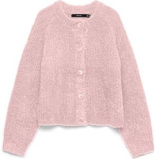 Relaxed fit gebreid jack met wol, model 'CARMEN'