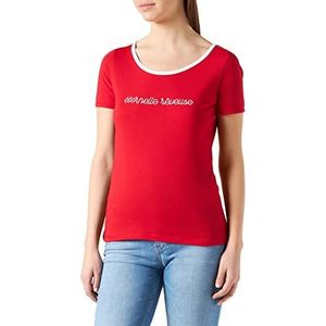 Naf Naf Damesshirt, Rood koplamp/ecru, XS
