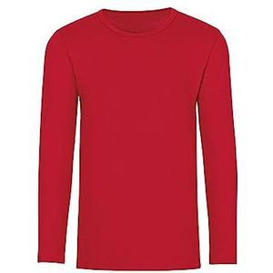 Trigema Damesshirt met lange mouwen, rood (kersen), XXL