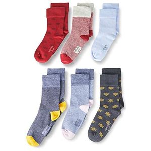 Camano Unisex Kinderen Online Children ca-Soft Organic Cotton 6 Pack sokken, Rose Wijn, 39/42, Rose wijn