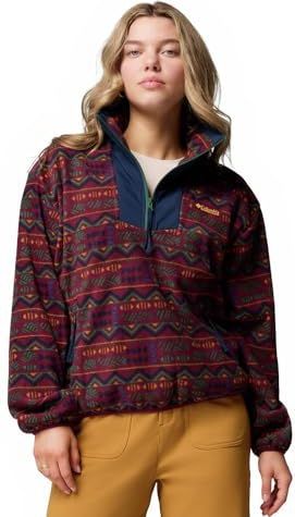 Columbia - Sequoia Grove - Fleece - Rood - Halve Rits - Dames