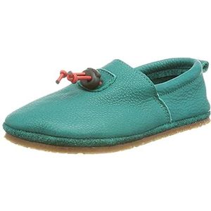 Pololo Unisex kinderen blote voeten koord outdoor turquoise platte slippers, turquoise, 34 EU