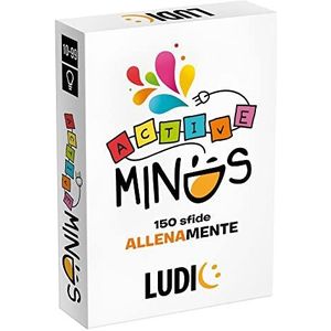 Ludic Active Minds 150 Uitdagingen Traint It51111 gezelschapsspel reisformaat voor 1+speler