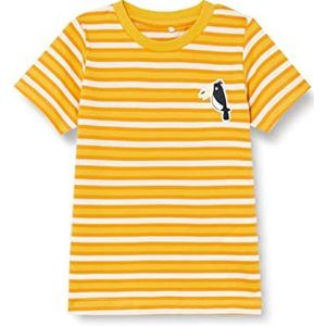 NAME IT Baby Boys NMMDIK SS TOP PB Shirt met korte mouwen, Spicy Mustard, 86, spicy mosterd, 86 cm