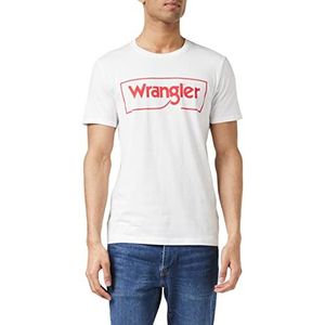 Wrangler FRAME LOGO TEE T-shirt, wit, XX-Large