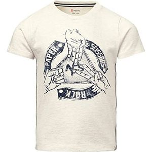 Noppies Jongens T-shirt met korte mouwen Gaborone T-shirt, Ras1202 Oatmeal - P611, 98 cm