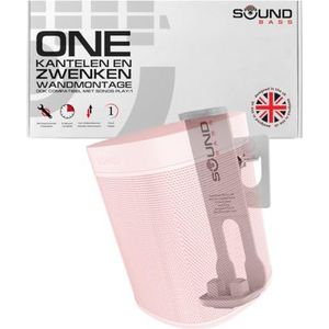 ONE, ONE Gen 2, ONE SL, Play:1 Wandbeugel, Wit, Enkel, Compatibel met Sonos ONE, ONE Gen 2, ONE SL & Play:1