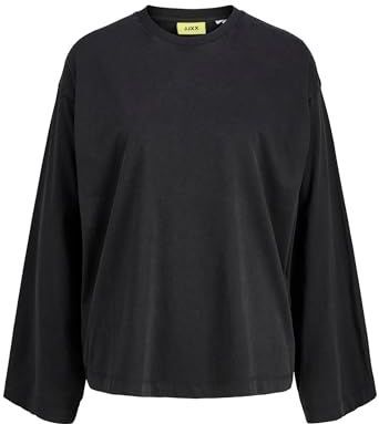 Jxandrea Wash Loose Ls Tee JRS, zwart, M