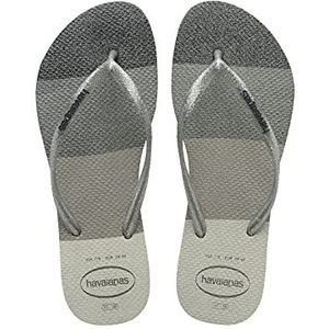 Havaianas - Slim Palette Glow - Slippers - White - Glitterend Voetbed