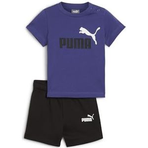 PUMA - MINICATS TEE & SHORTS SET - Trainingspak - Lapis lazuli - 2-delig