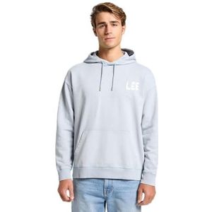 Lee - Relaxed Graphic Hoodie - Concrete Grey - Sweater