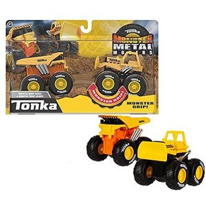 Tonka Basic Fun 06161 Monster Metal Movers Combo Pack - Construction Zone Play Vehicle, Multicolor