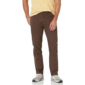 Goodthreads Atletisch-fit 5-pocket Chino Pant Casual, Bruin, 28W x 28L