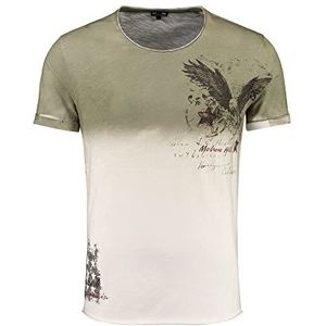 KEY LARGO Heren Melrose Hill Round T-shirt, kaki (1505), XL