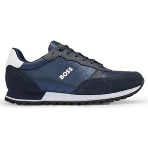 BOSS Parkour-L_Runn_ny_N Heren Sneaker, 401 Donkerblauw, 49 EU